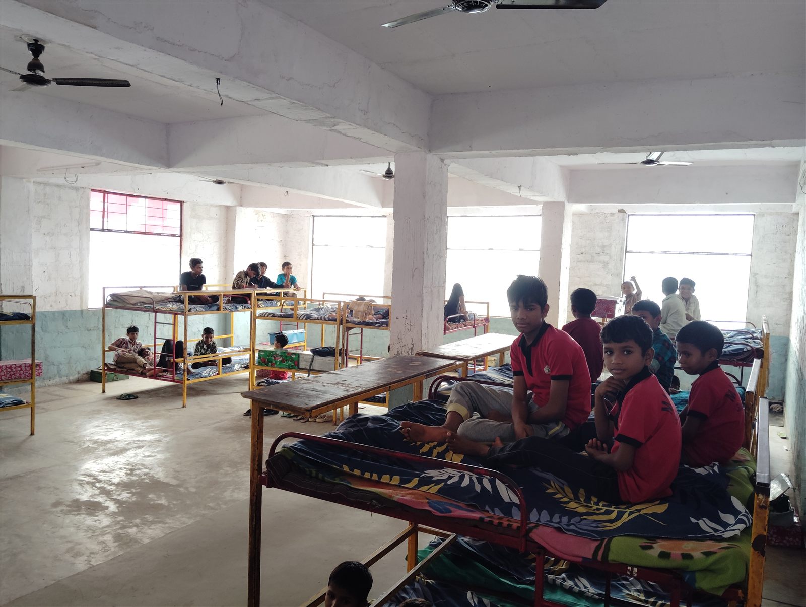 Children in the residential facility