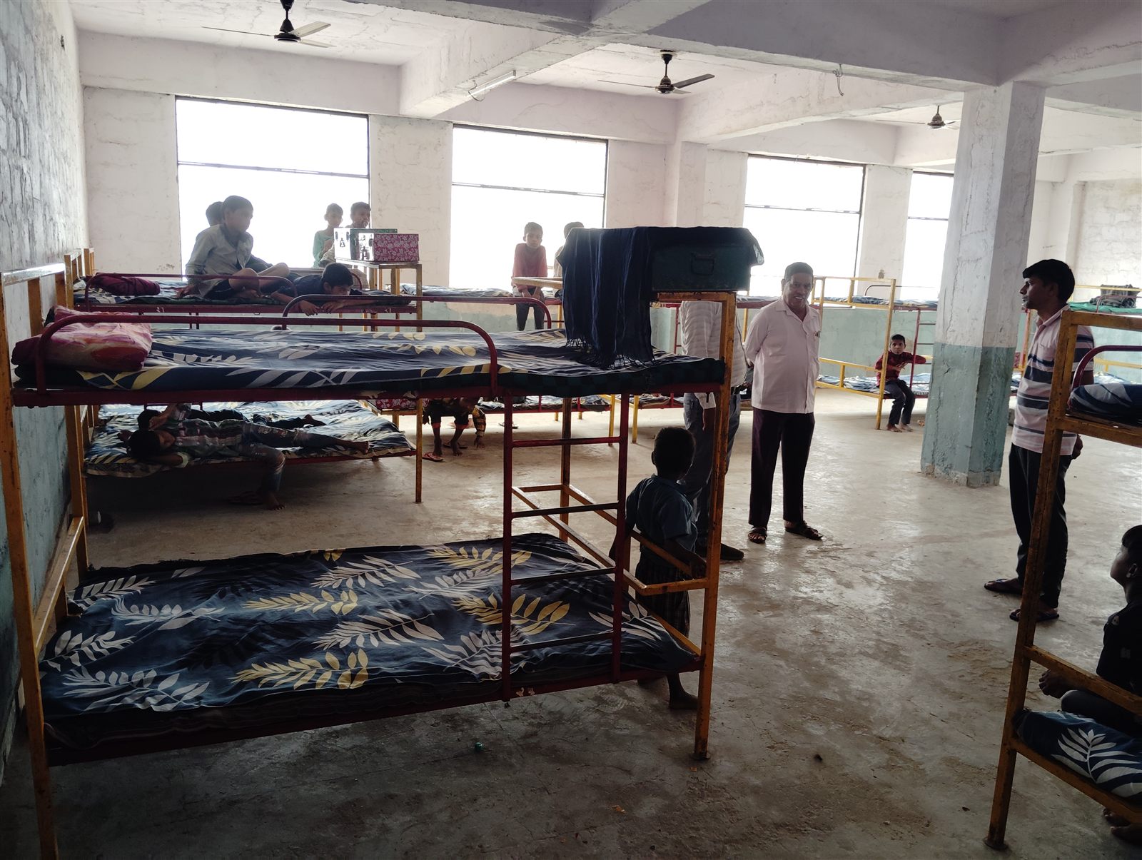 Children in accommodation area